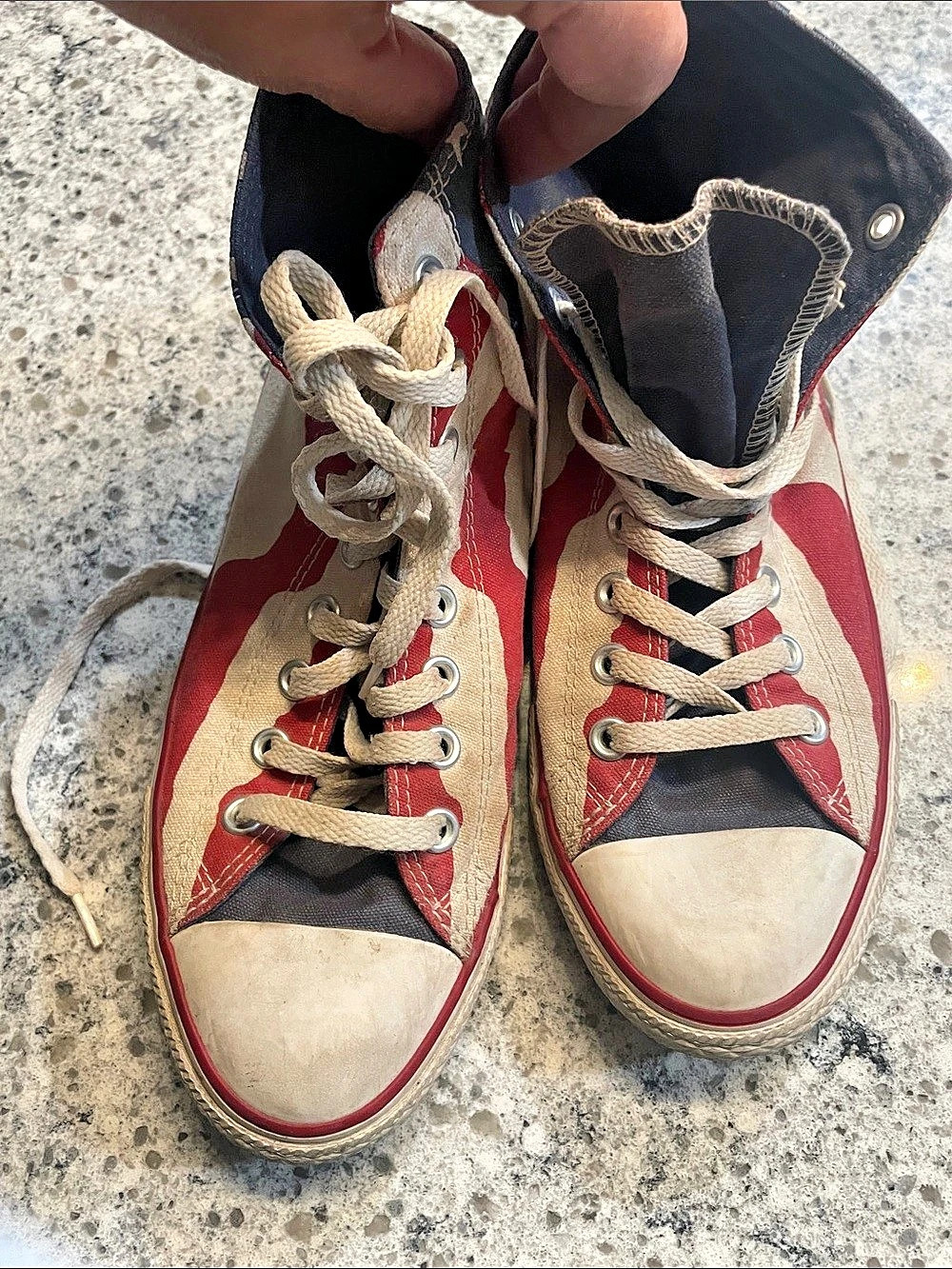 Converse Chuck Taylor All Star Flag High Top Sneakers US 10 - Picture 3 of 10